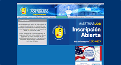 Desktop Screenshot of postgrados.udb.edu.sv